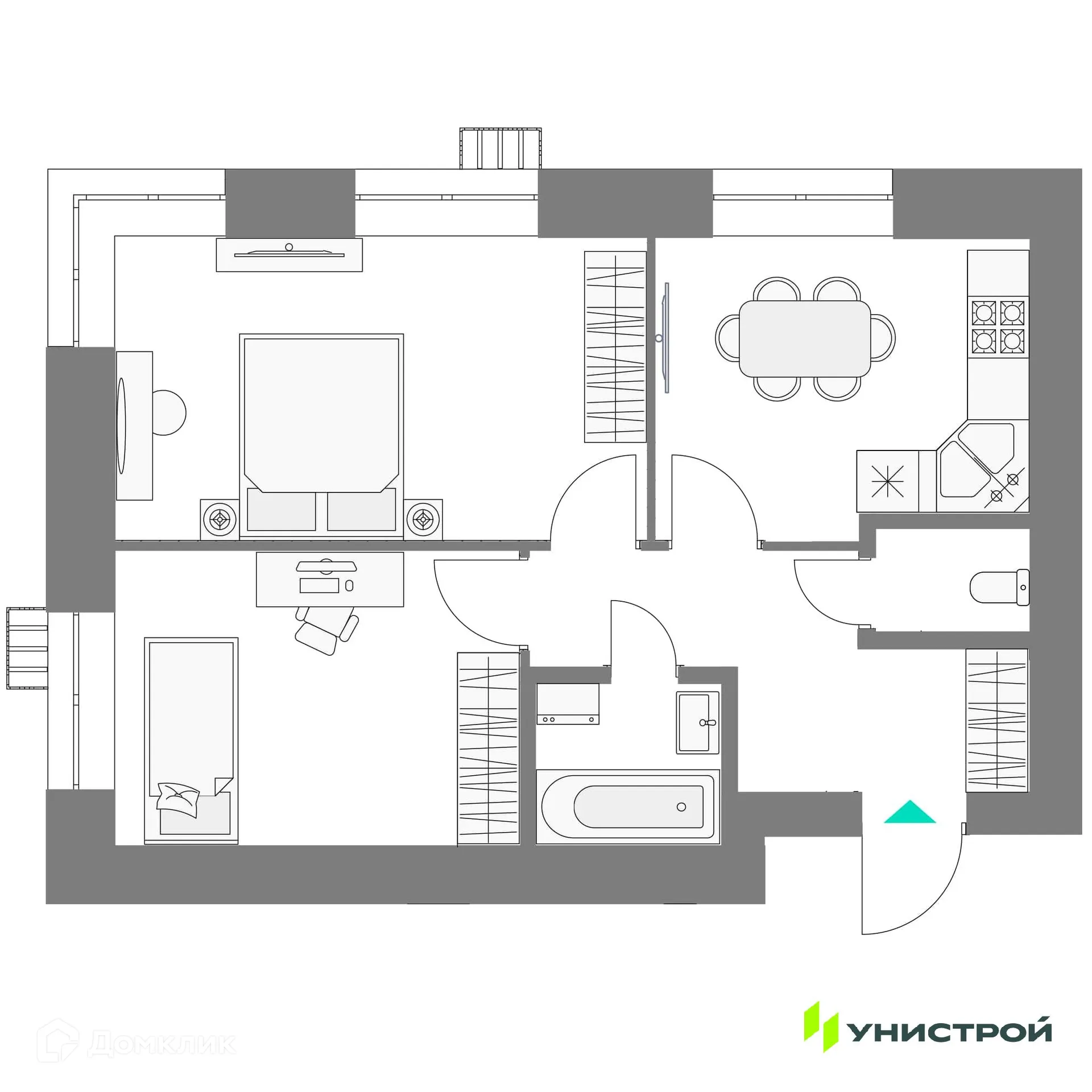 Фото квартиры в ЖК Лето