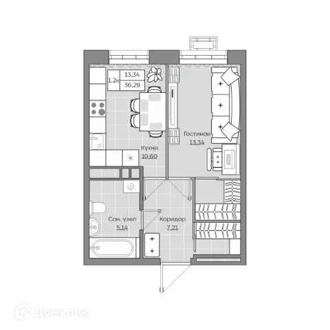 Фото квартиры в ЖК Станция Спортивная