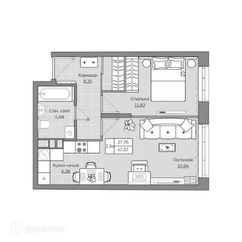 Фото квартиры в ЖК Станция Спортивная