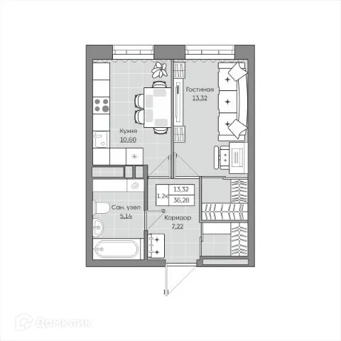 Фото квартиры в ЖК Станция Спортивная
