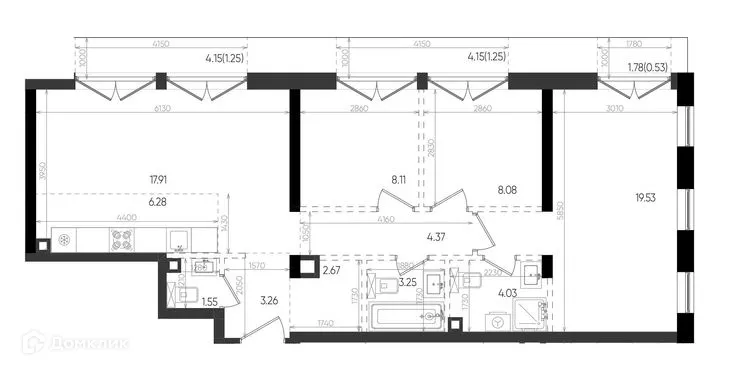 Фото квартиры в ЖК "Яналиф"