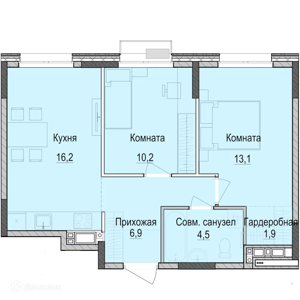 Фото квартиры в ЖК ПаркМаяк