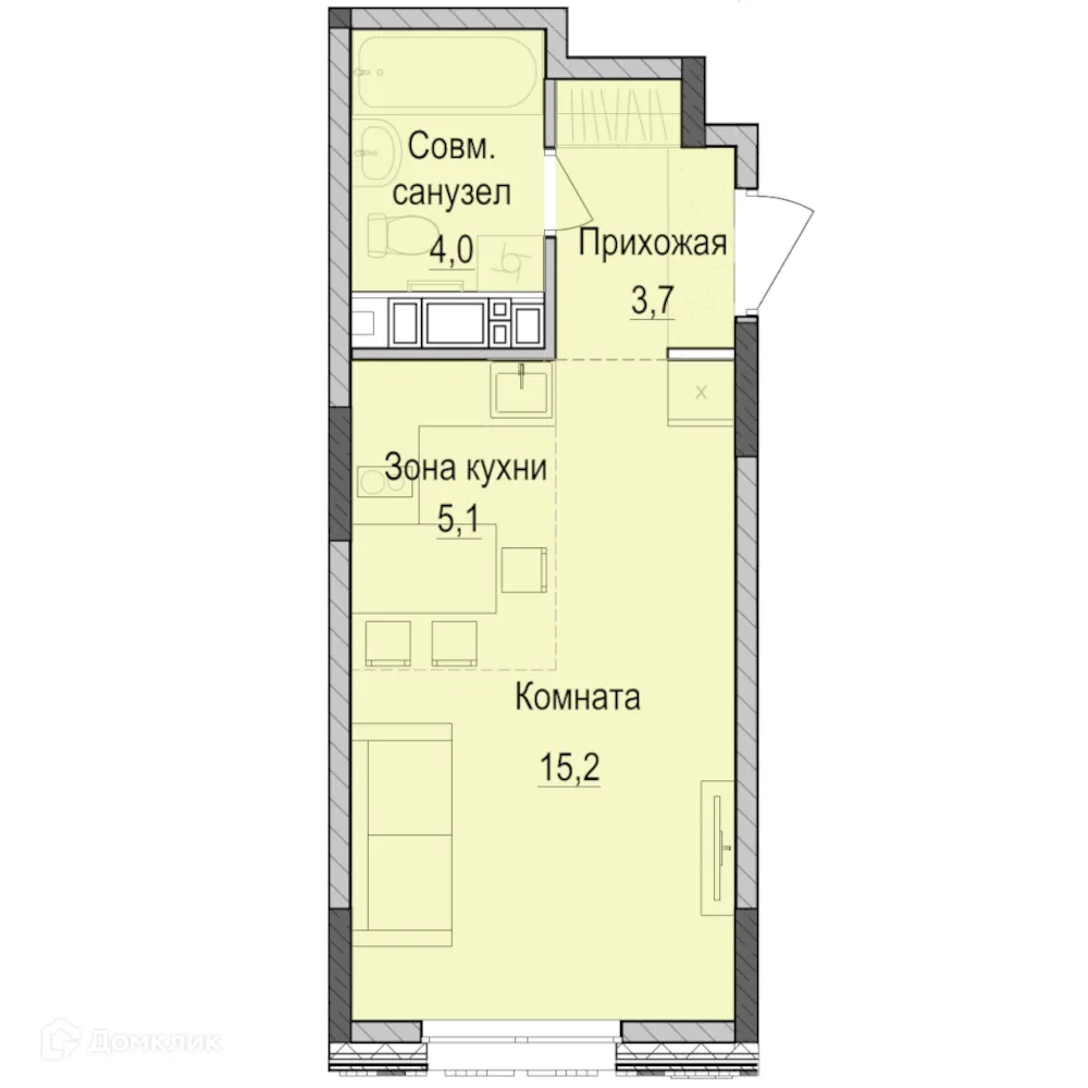 Фото квартиры в ЖК ПаркМаяк