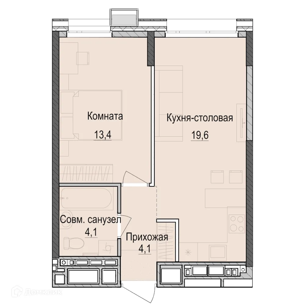 Фото квартиры в ЖК ПаркМаяк
