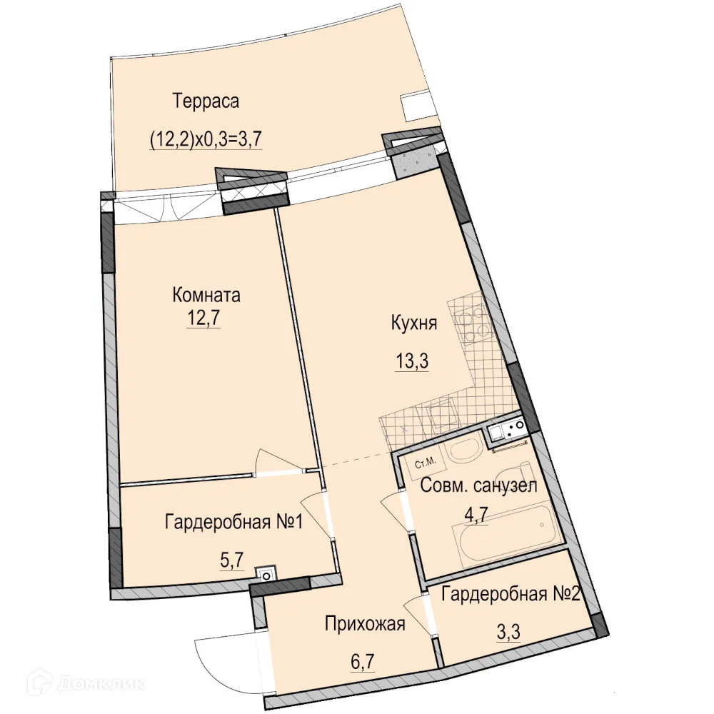 Фото квартиры в ЖК Фермаполис