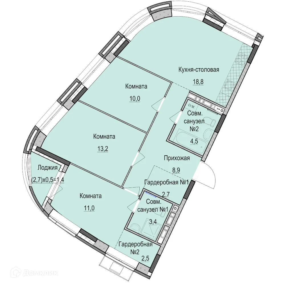 Фото квартиры в ЖК Фермаполис