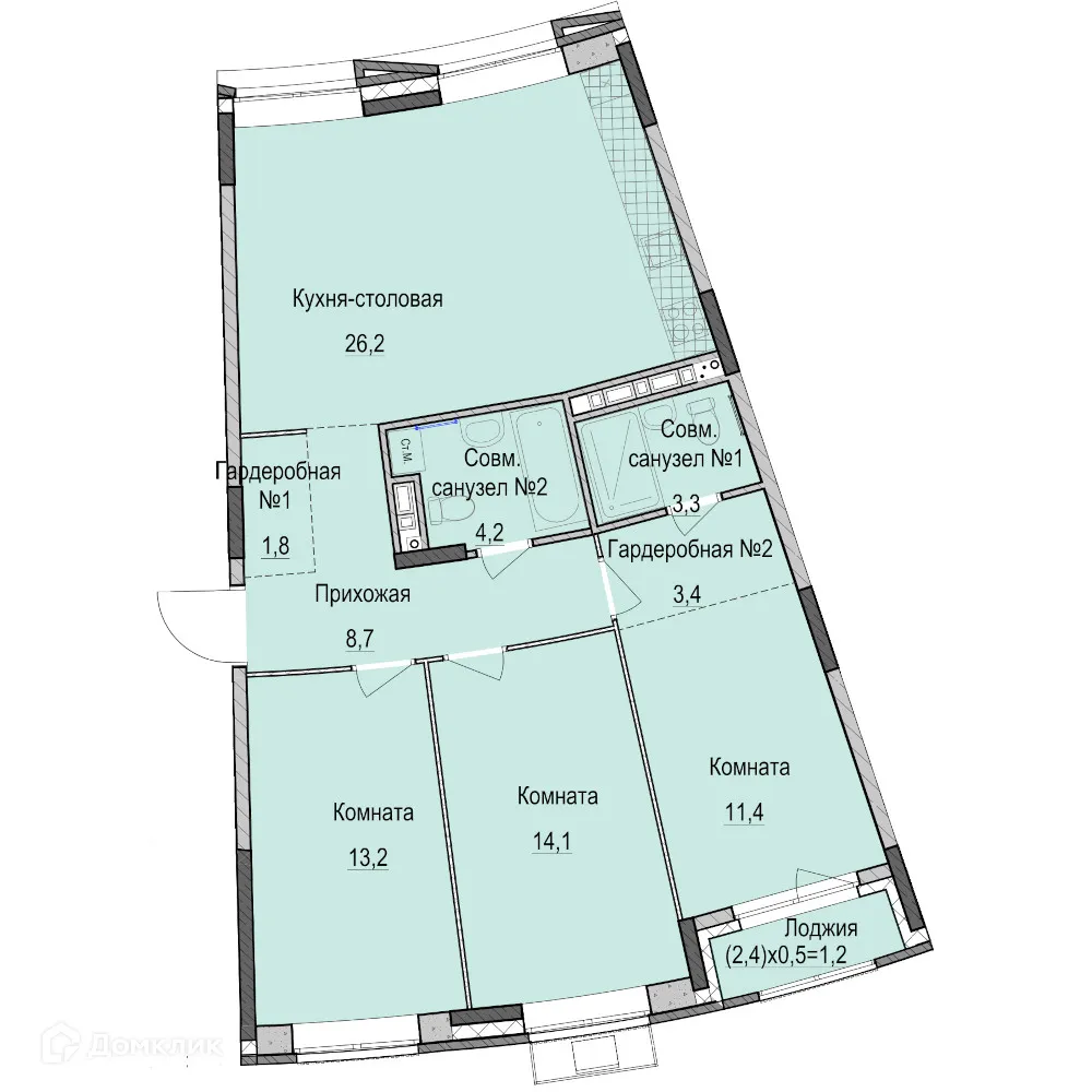 Фото квартиры в ЖК Фермаполис