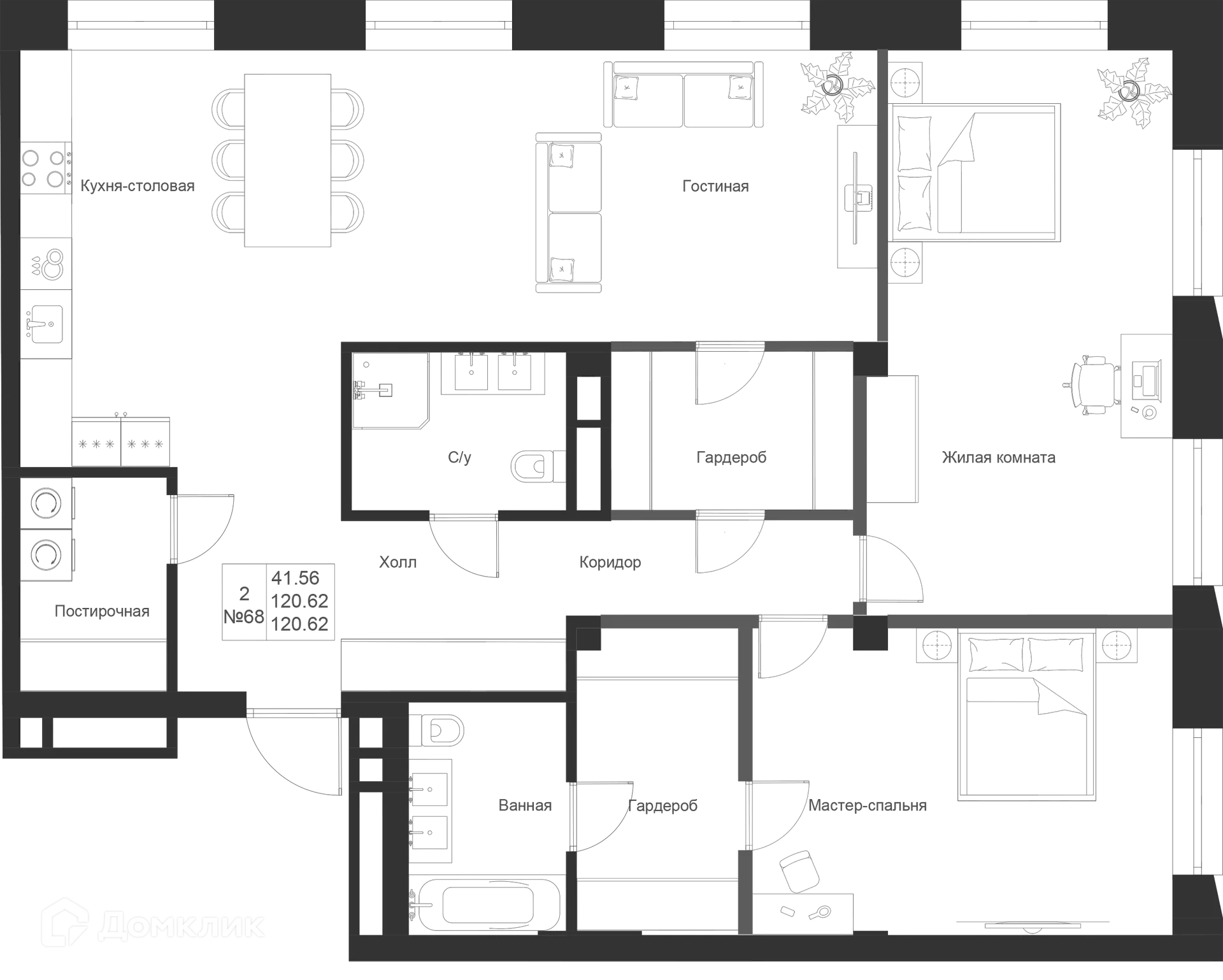 Фото квартиры в ЖК Мифы