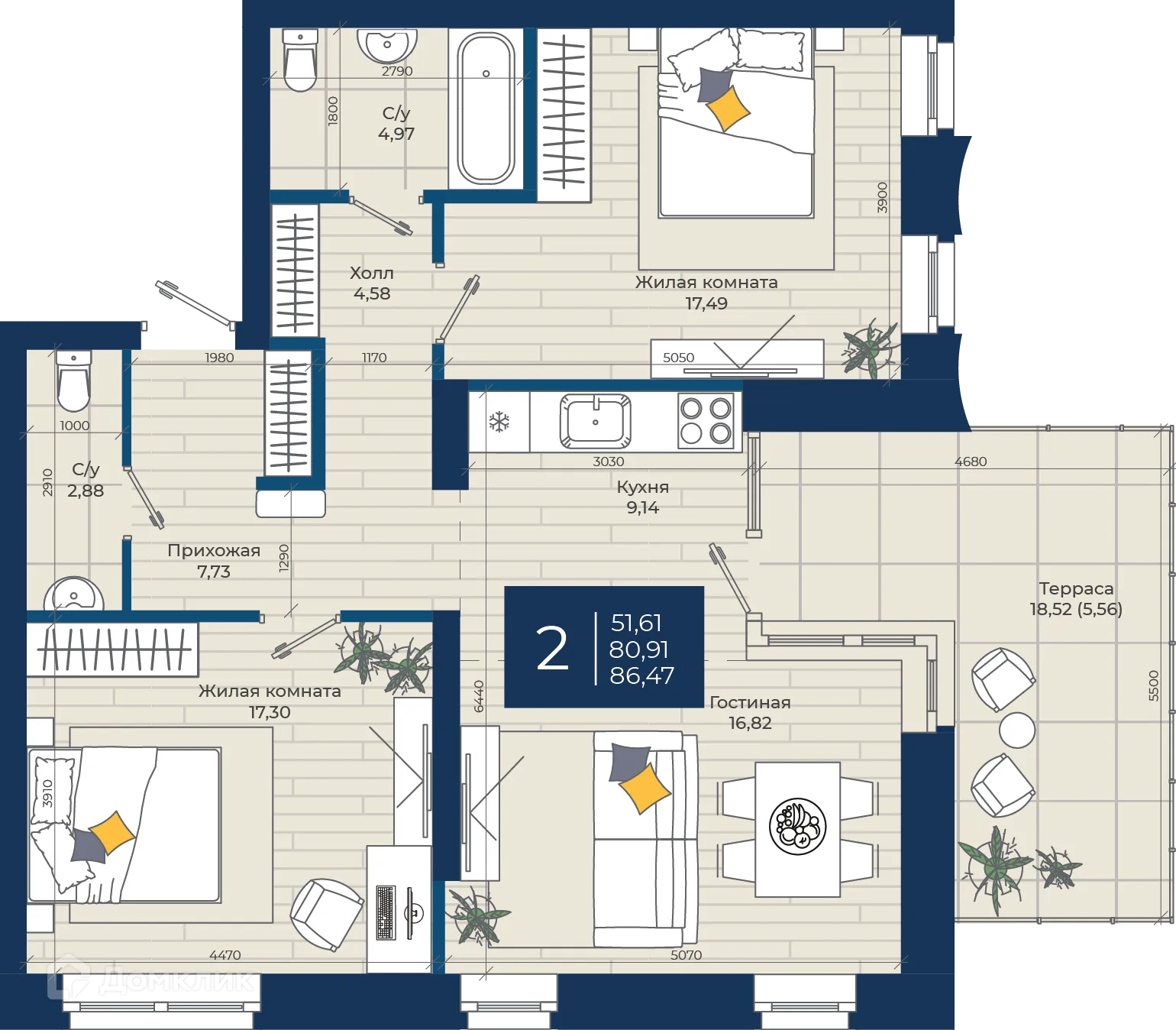 Фото квартиры в ЖК NOVA (ЖК НОВА)