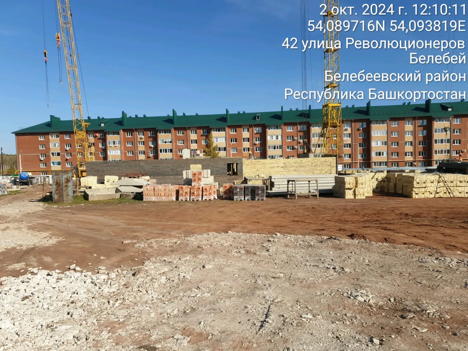 ЖК по ул. Революционеров ход строительства