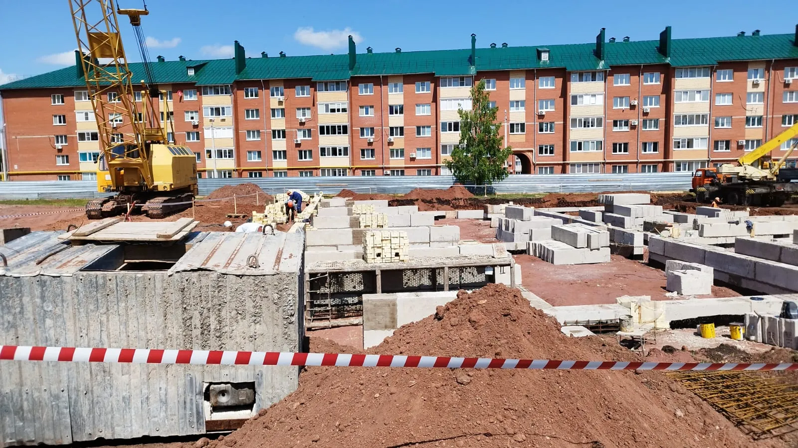 ЖК по ул. Революционеров ход строительства