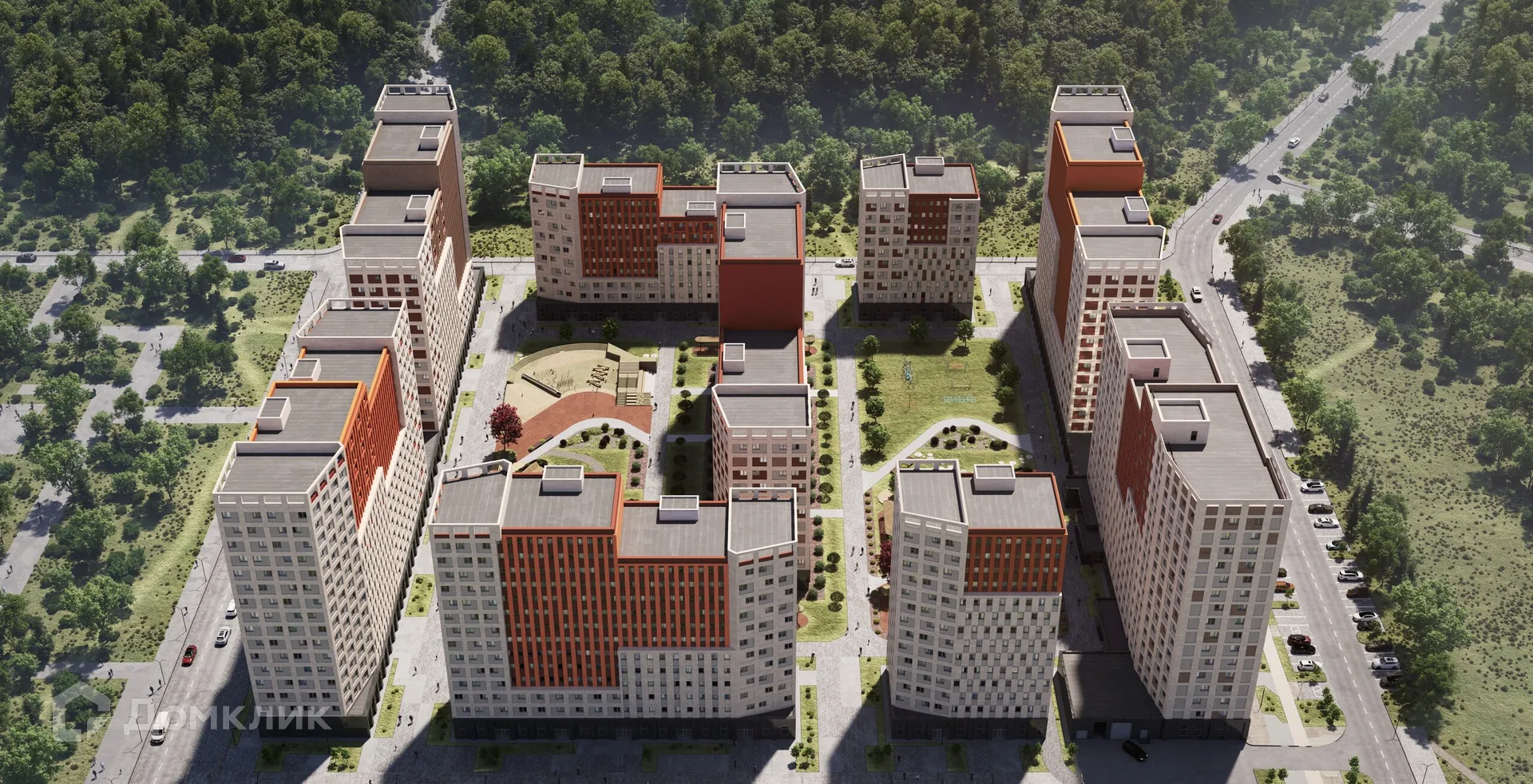 Планировка 1-комнатной квартиры 42.76 м² в ЖК ЖК Невский квартал, г. Верхняя Пышма — фото 6