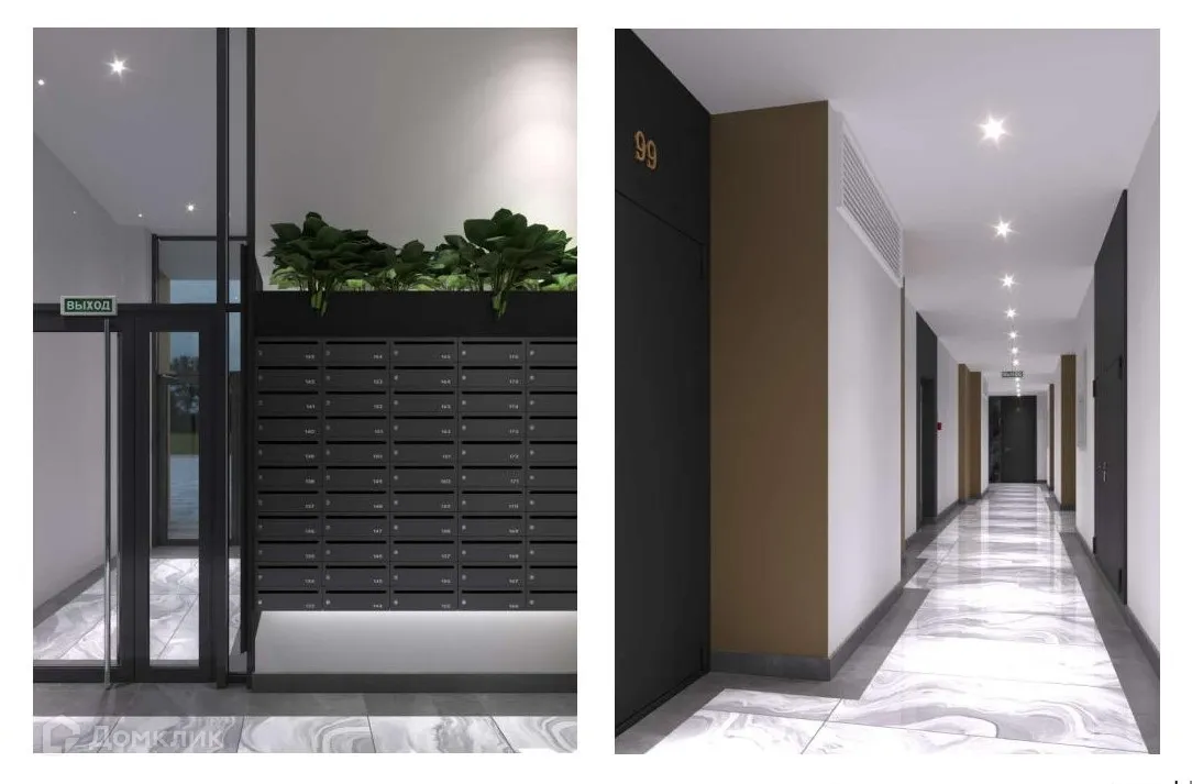 Планировка 2-комнатной квартиры 49.82 м² в ЖК ЖК Панорама, г. Набережные Челны — фото 13