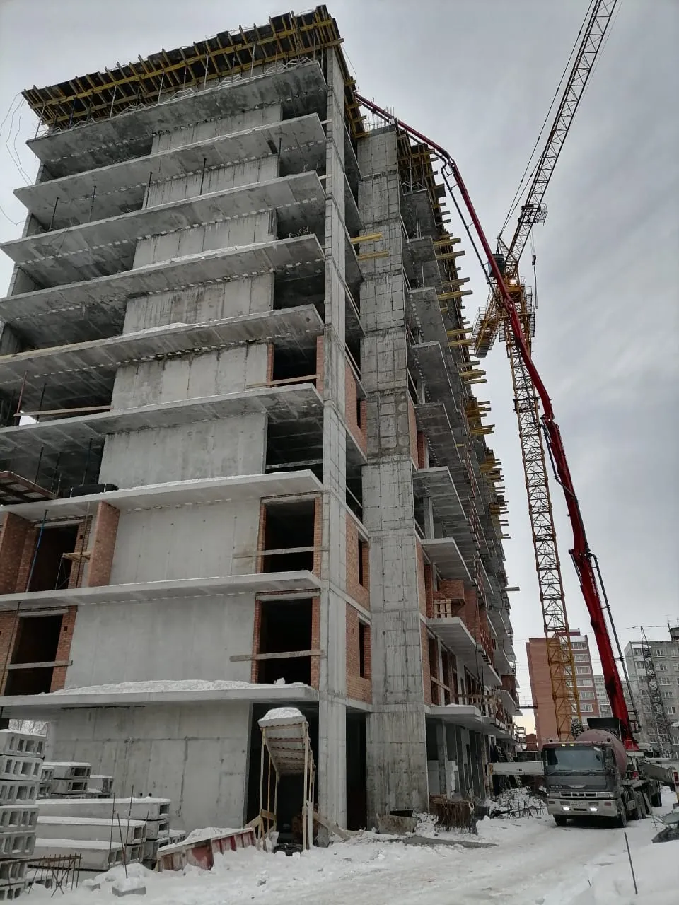 NOVA-апарт ход строительства