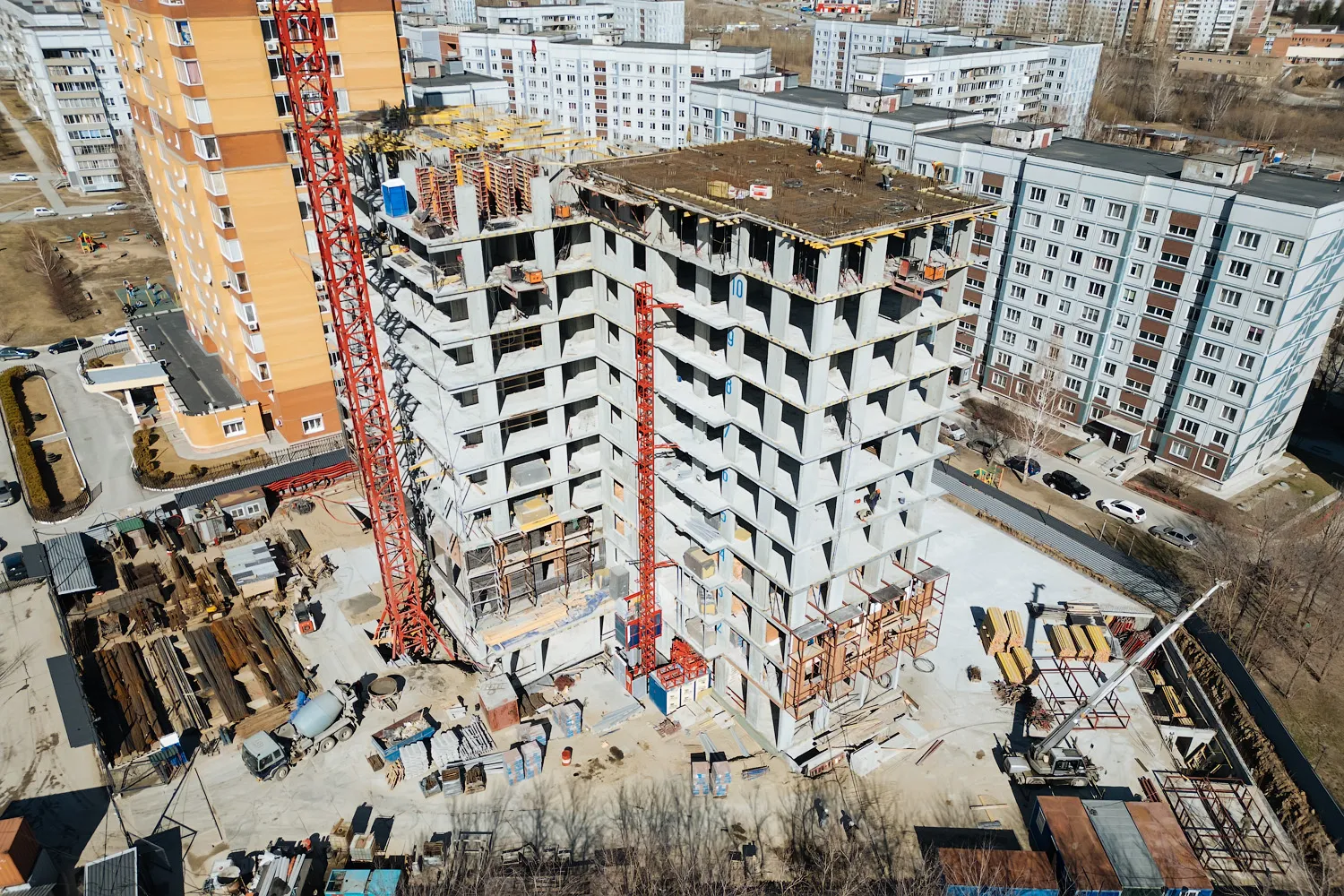 ЖК  Характер ход строительства