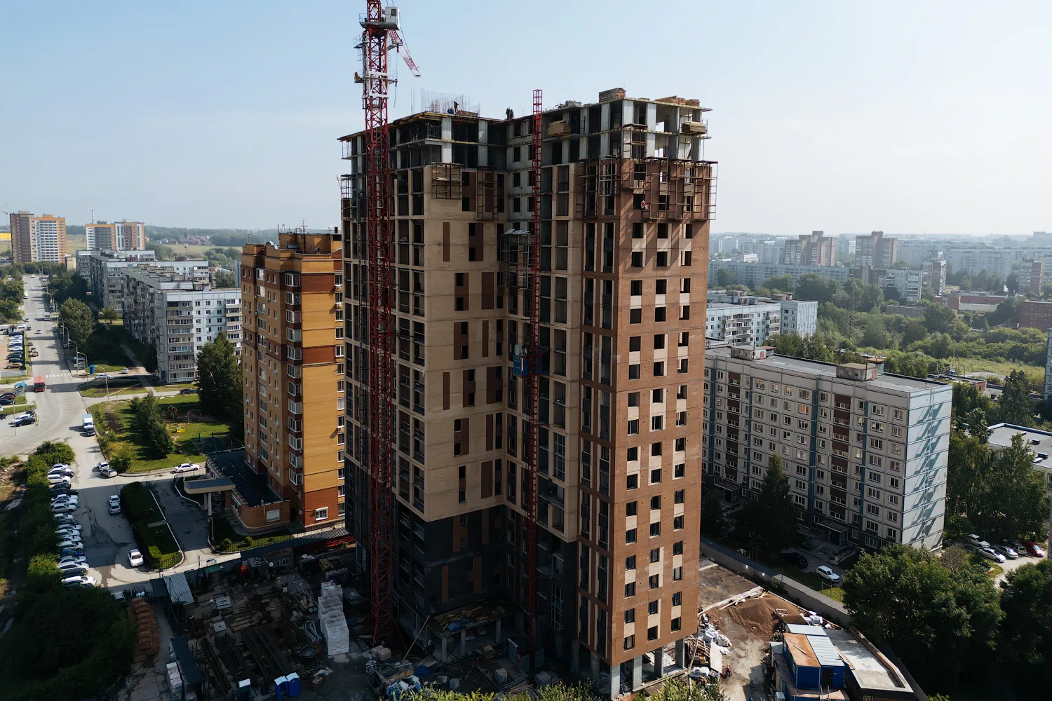 ЖК  Характер ход строительства