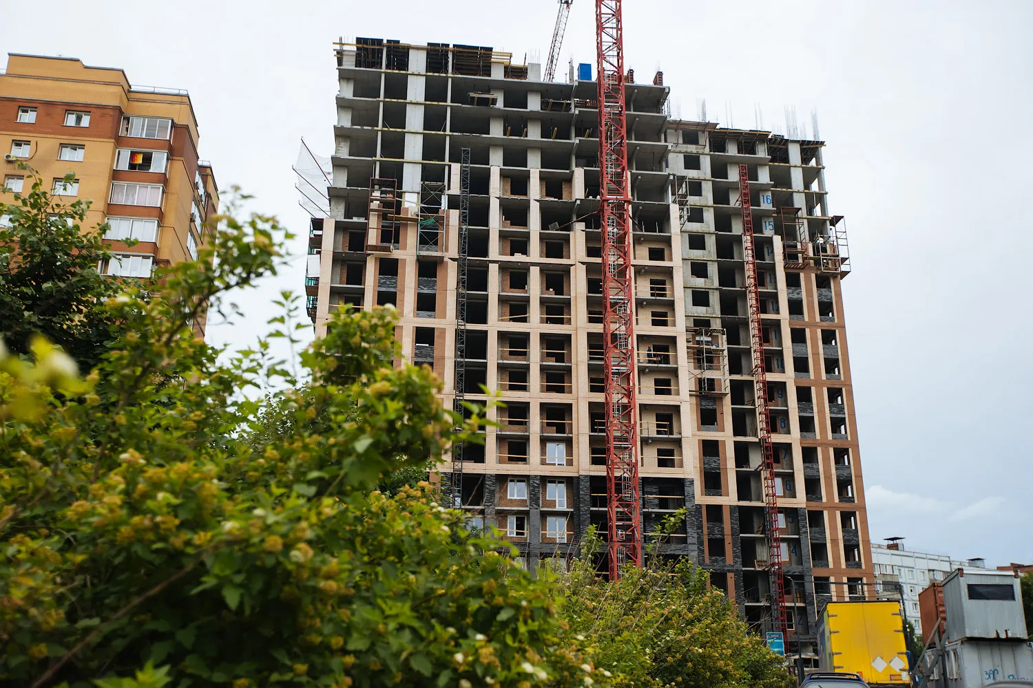 ЖК  Характер ход строительства