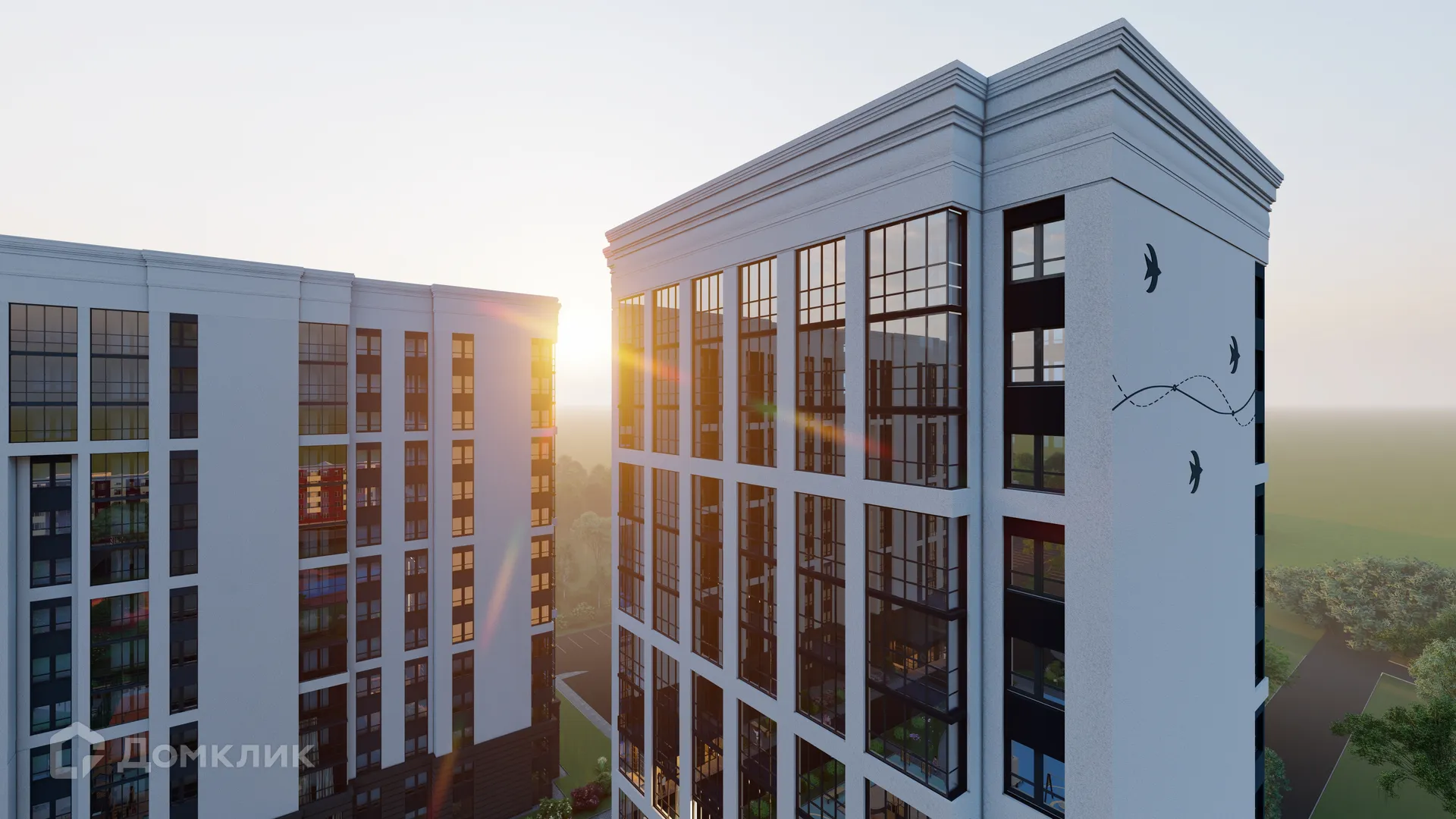 Планировка 1-комнатной квартиры 36 м² в ЖК ЖК по ул. Геодезическая, д. 15а, г. Обь — фото 6