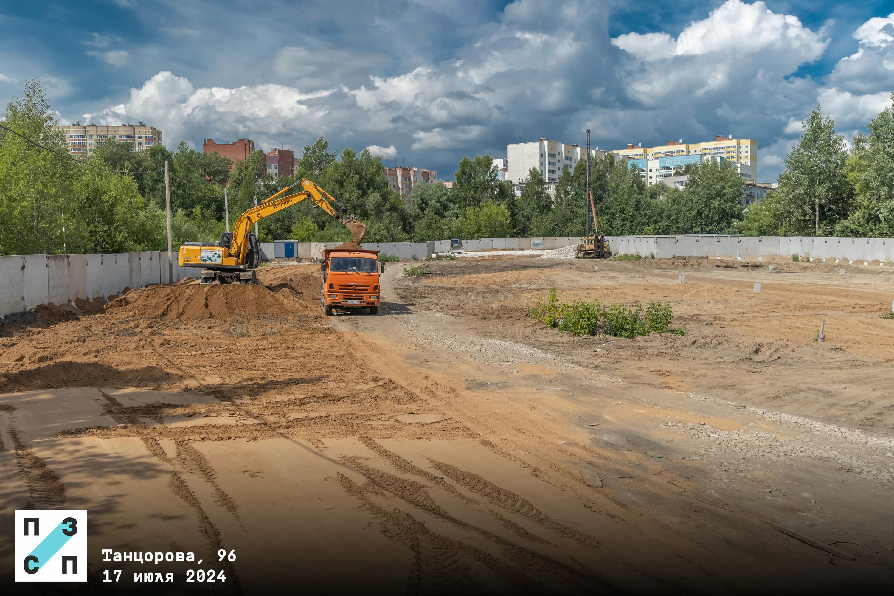 ЖК Жилой дом на  Танцорова ход строительства