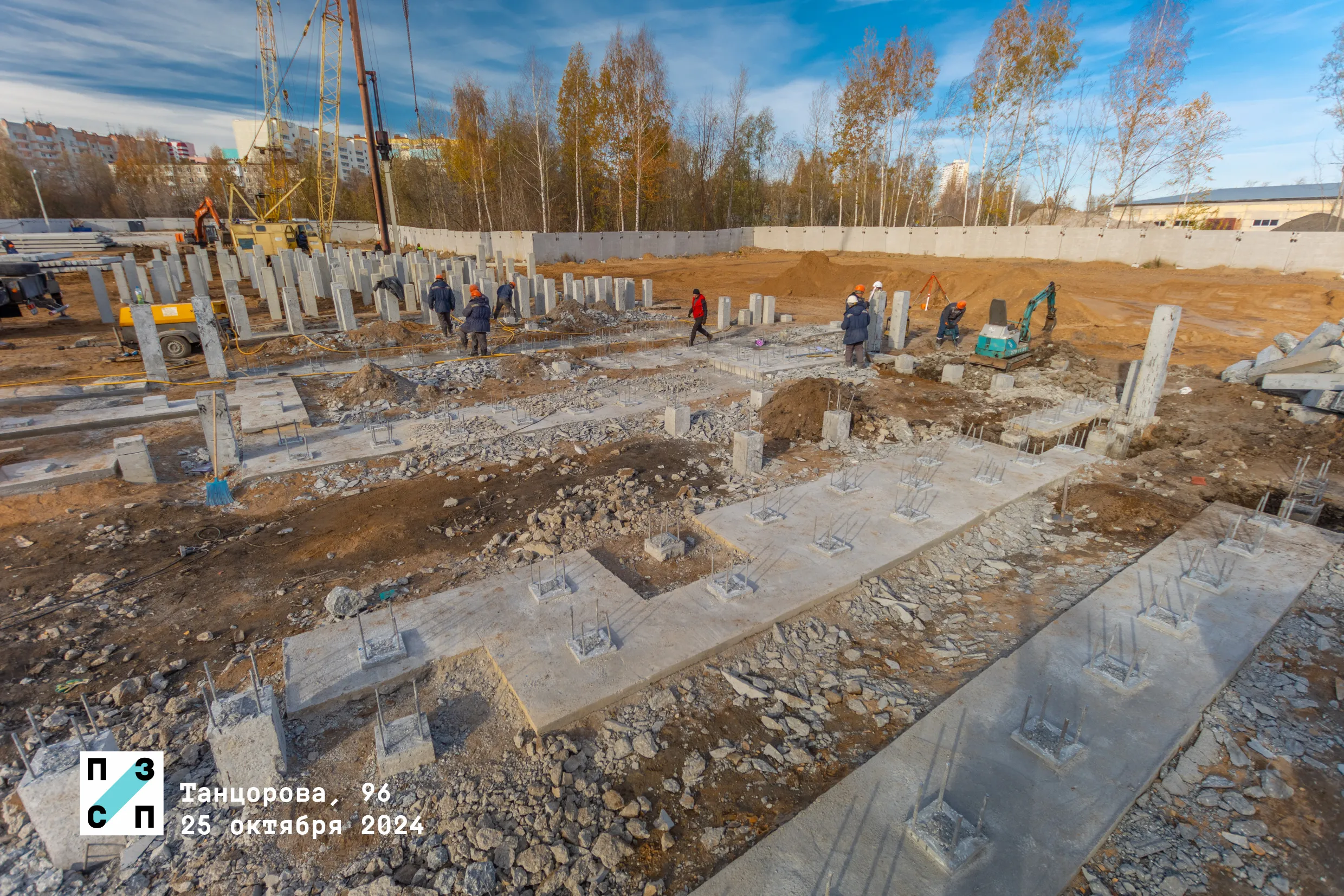 ЖК Жилой дом на  Танцорова ход строительства