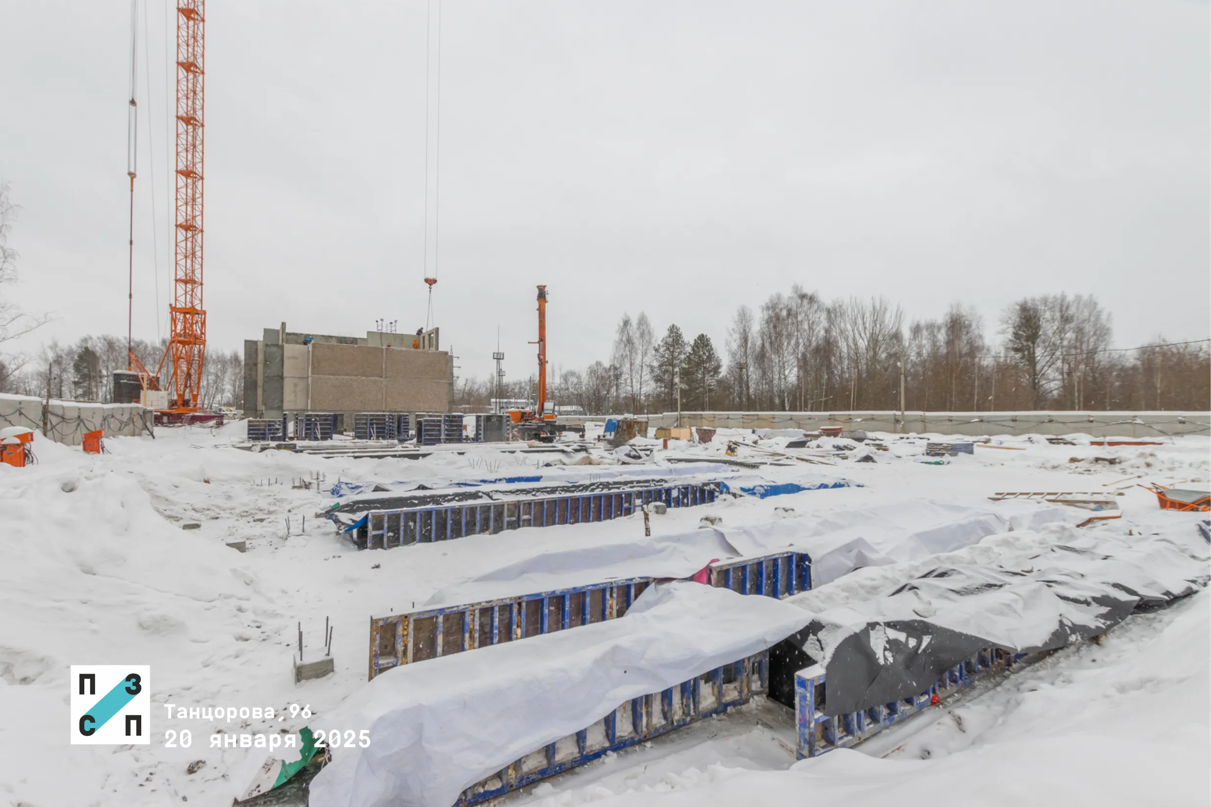 ЖК Жилой дом на  Танцорова ход строительства