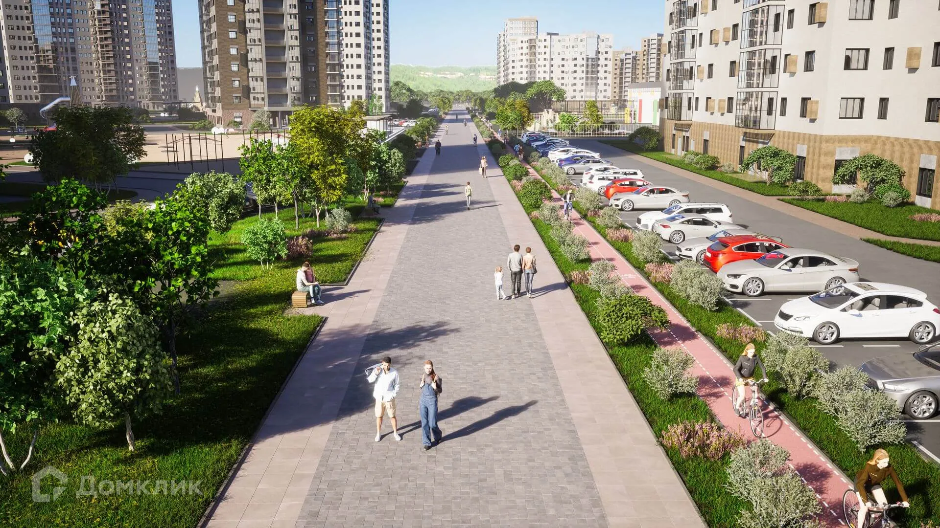 Планировка 1-комнатной квартиры 41.1 м² в ЖК ЖК СОСНЫ, г. Сосновоборск — фото 7