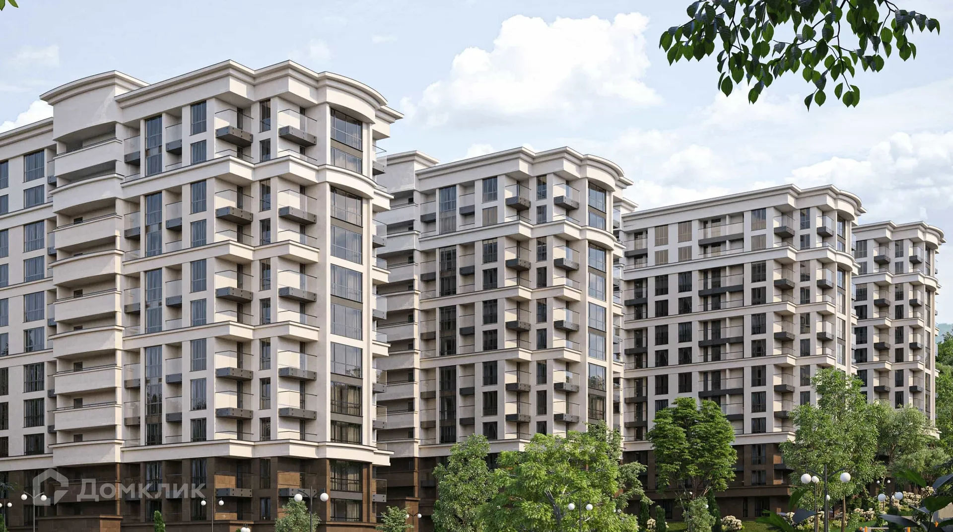 Планировка 1-комнатной квартиры 41.17 м² в ЖК ЖК Южный парк, г. Сочи — фото 1