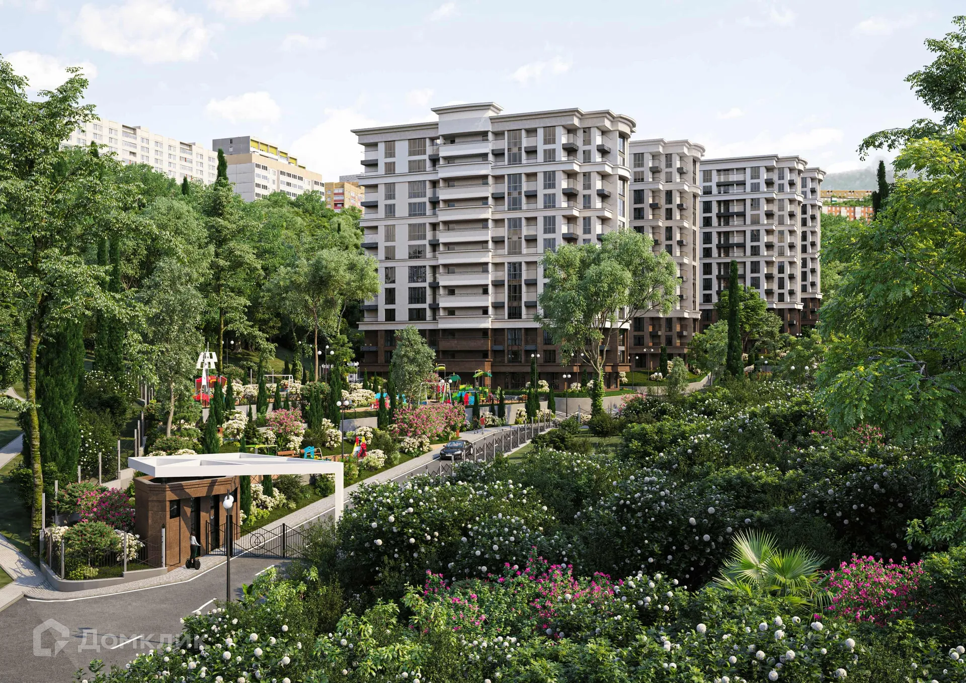 Планировка 1-комнатной квартиры 41.17 м² в ЖК ЖК Южный парк, г. Сочи — фото 4