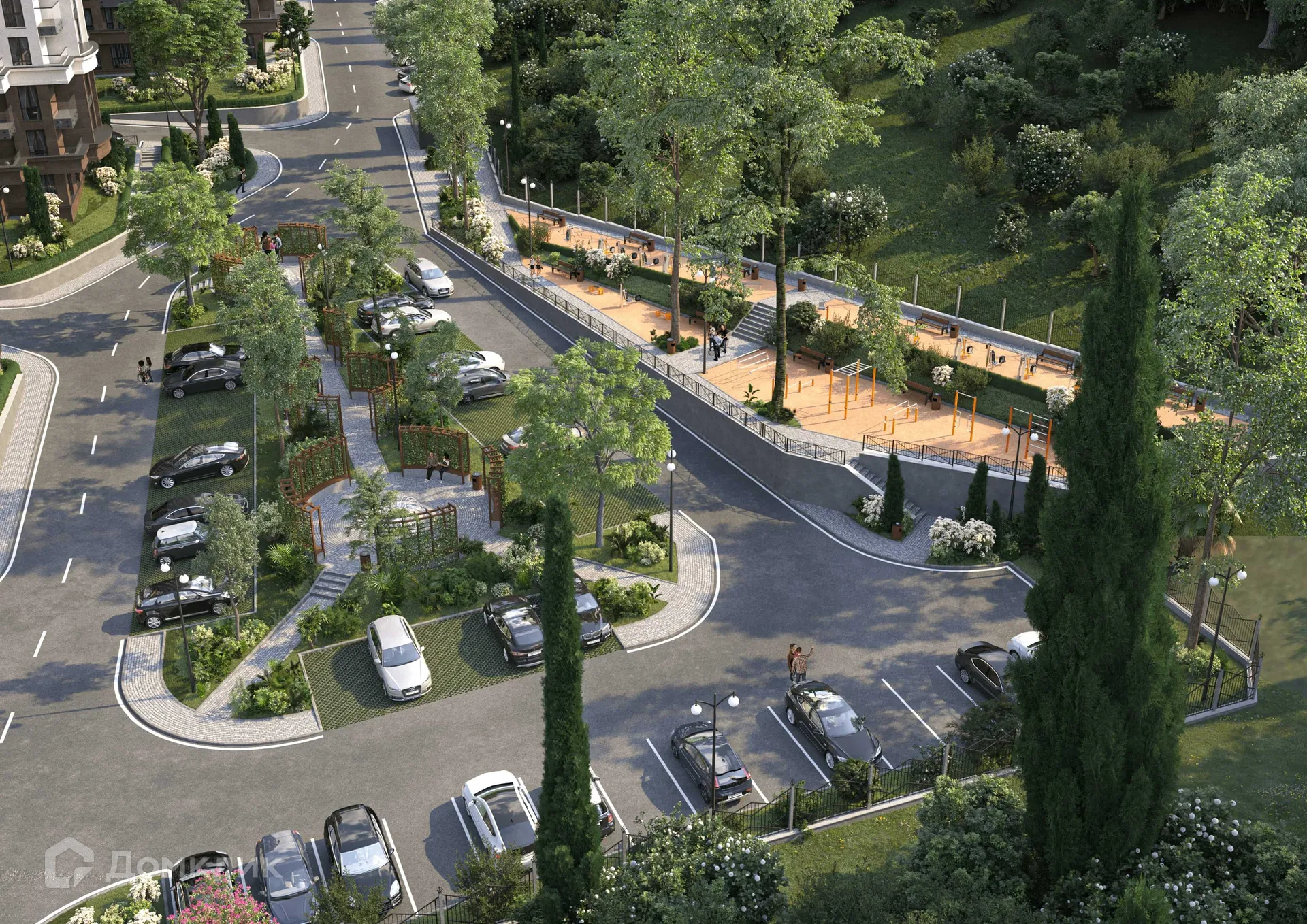 Планировка 1-комнатной квартиры 41.17 м² в ЖК ЖК Южный парк, г. Сочи — фото 10