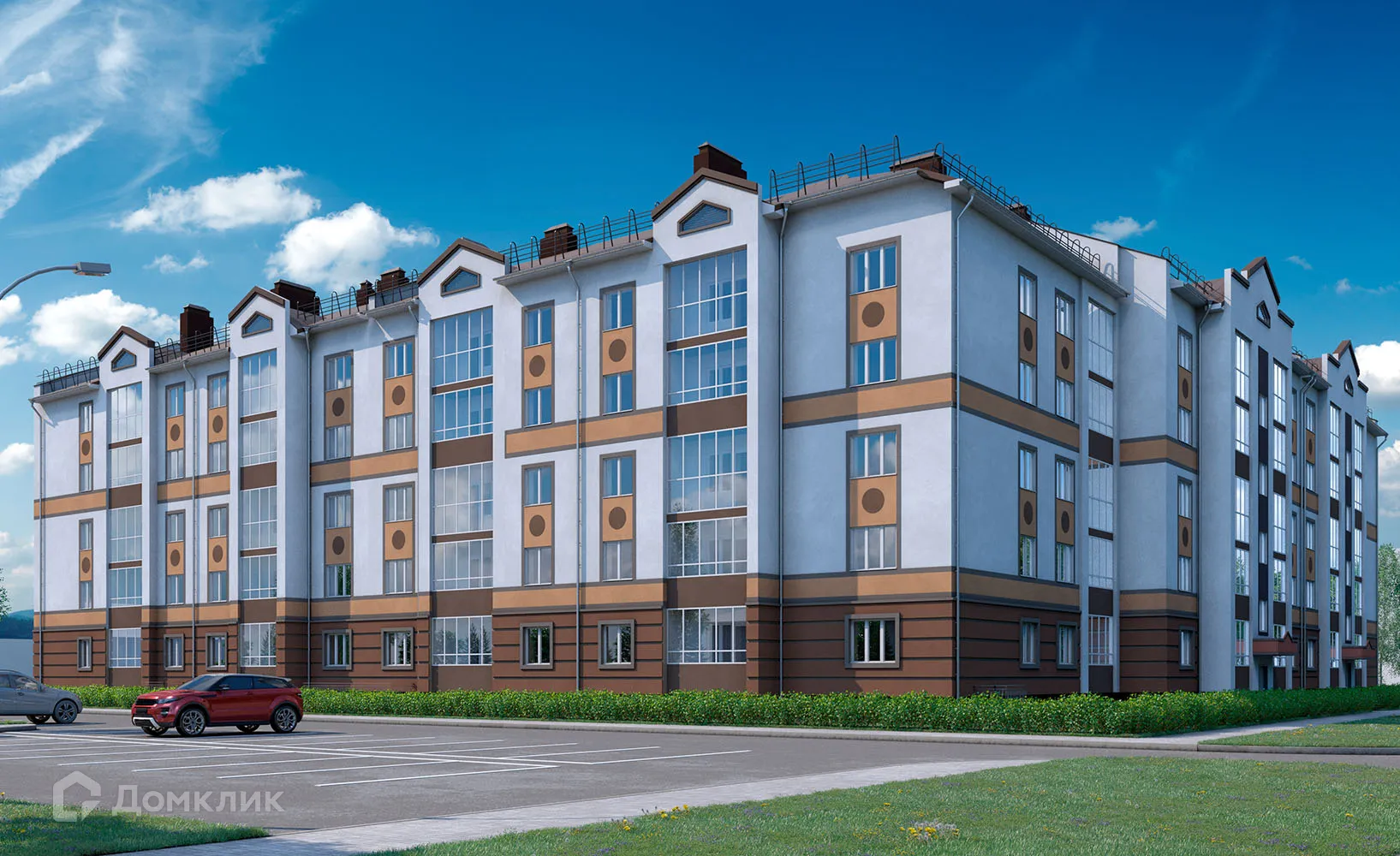 Планировка 2-комнатной квартиры 61.17 м² в ЖК ЖК Весенний, г. Стерлитамак — фото 1