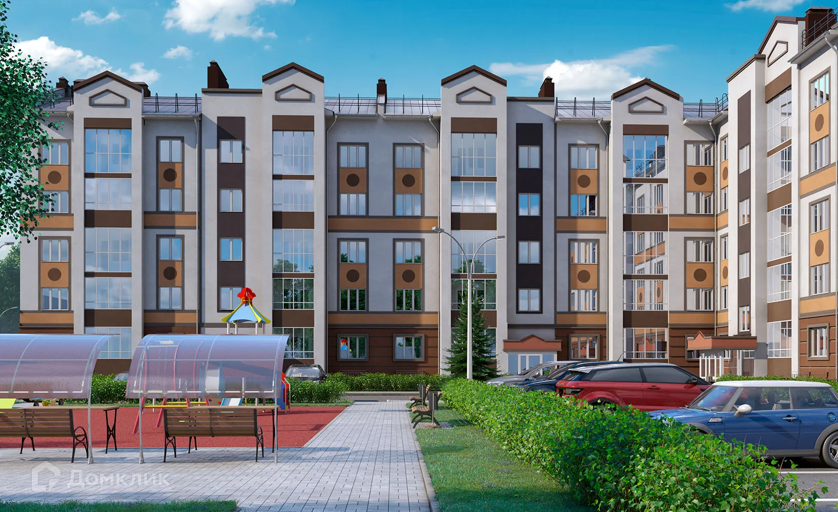 Планировка 2-комнатной квартиры 61.17 м² в ЖК ЖК Весенний, г. Стерлитамак — фото 2