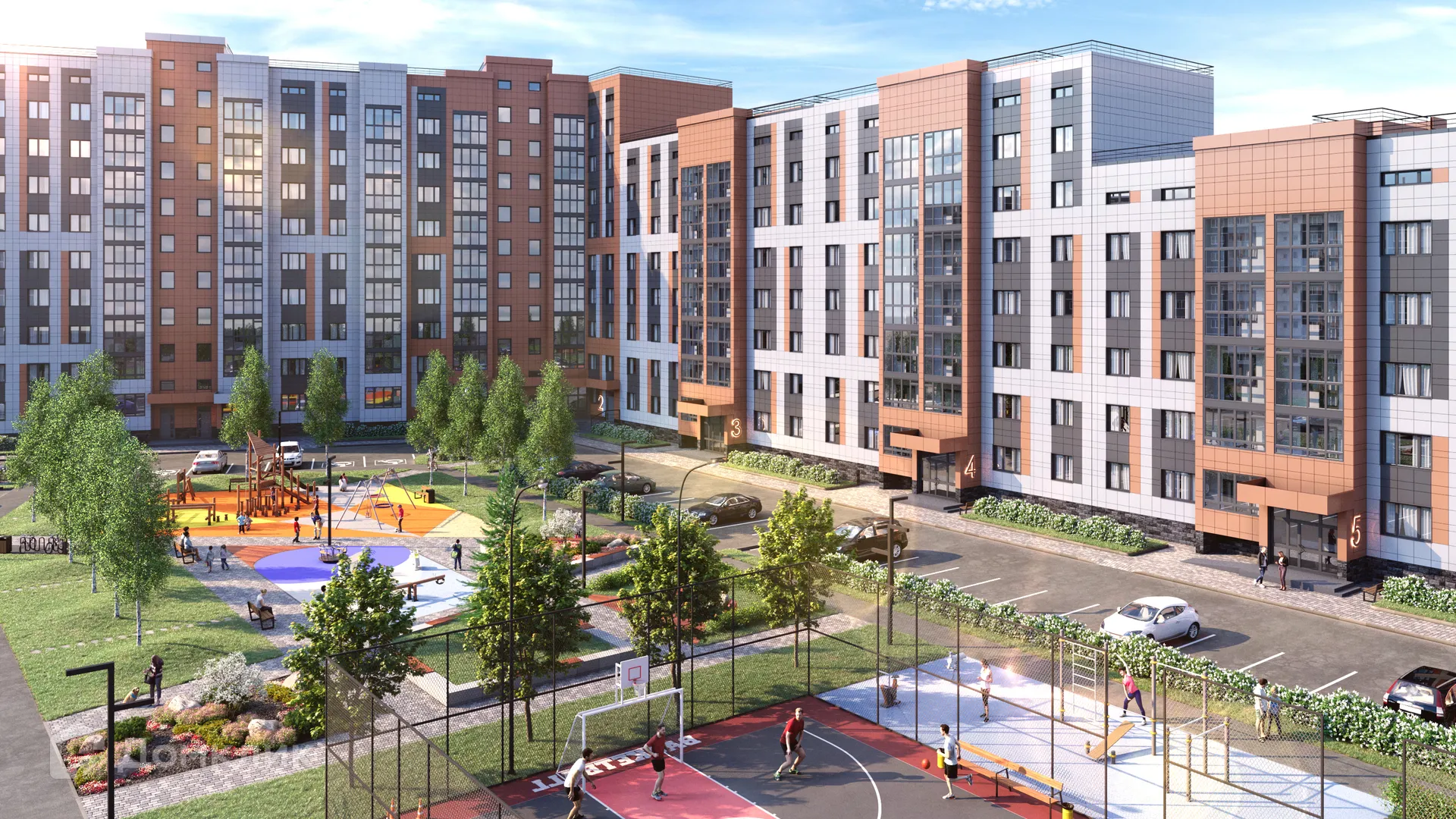 Планировка 2-комнатной квартиры 54.3 м² в ЖК ЖК Каскад, г. Стерлитамак — фото 2