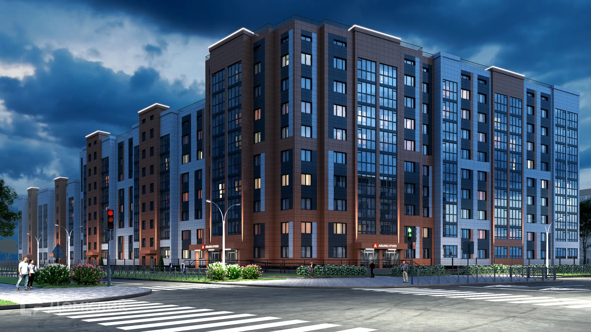 Планировка 2-комнатной квартиры 54.3 м² в ЖК ЖК Каскад, г. Стерлитамак — фото 6