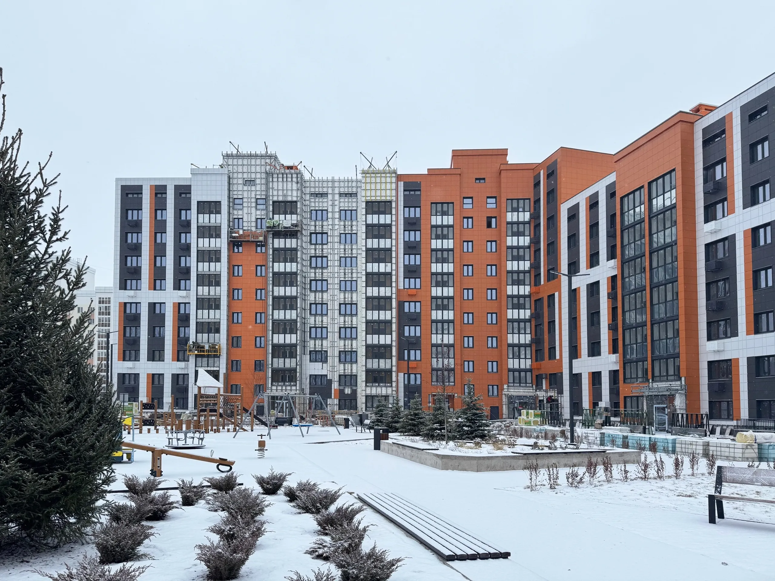 ЖК Каскад ход строительства