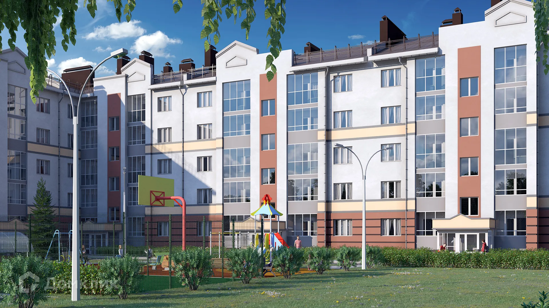 Планировка 2-комнатной квартиры 55.96 м² в ЖК ЖК Дом по ул.Якутова, г. Стерлитамак — фото 2