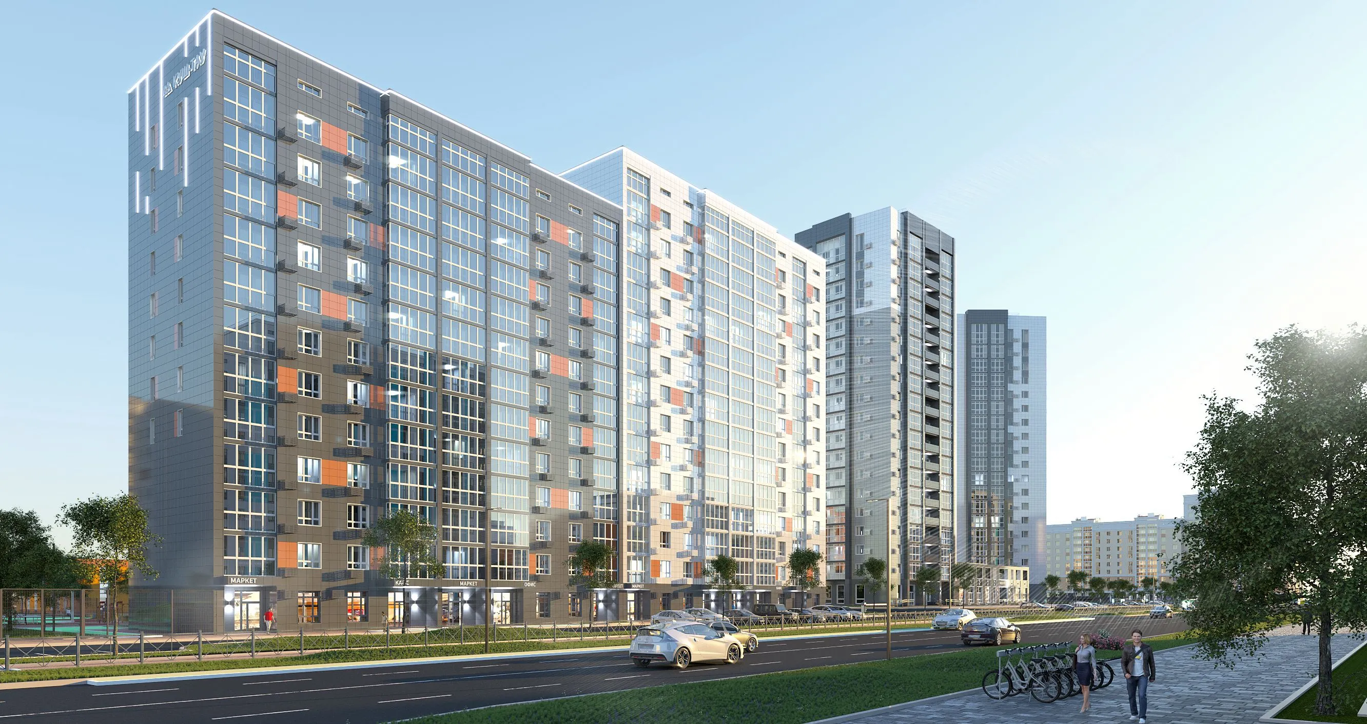 Планировка 2-комнатной квартиры 65.4 м² в ЖК ЖК ШИХАНЫ, г. Стерлитамак — фото 3