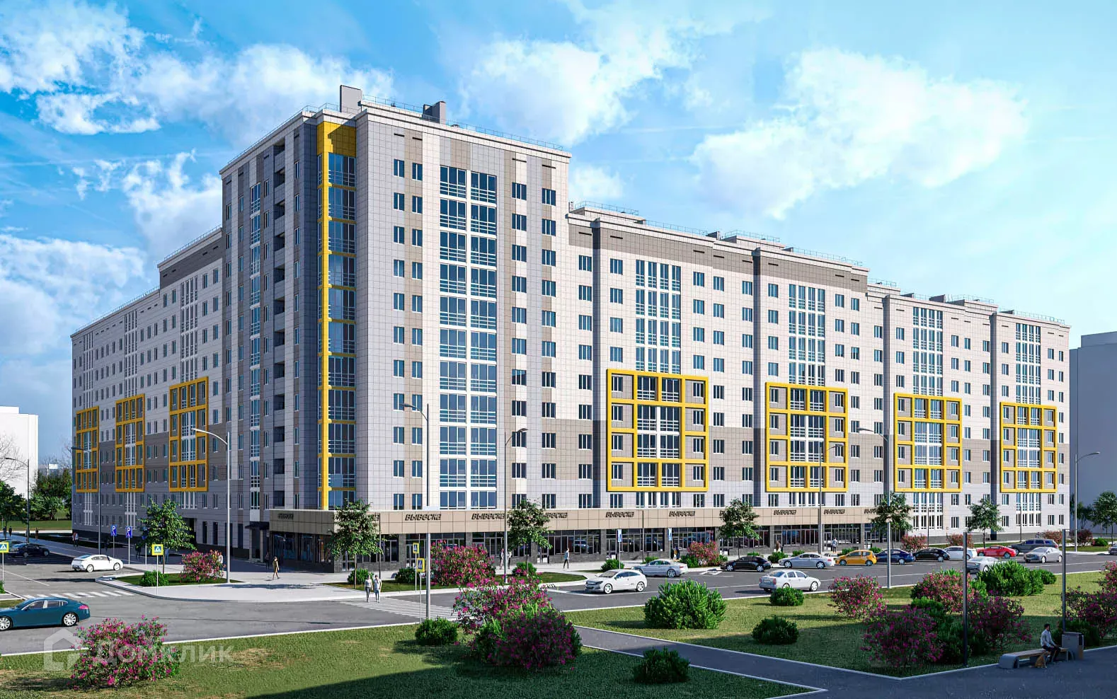 Планировка 1-комнатной квартиры 40.09 м² в ЖК ЖК Олимп, г. Стерлитамак — фото 6