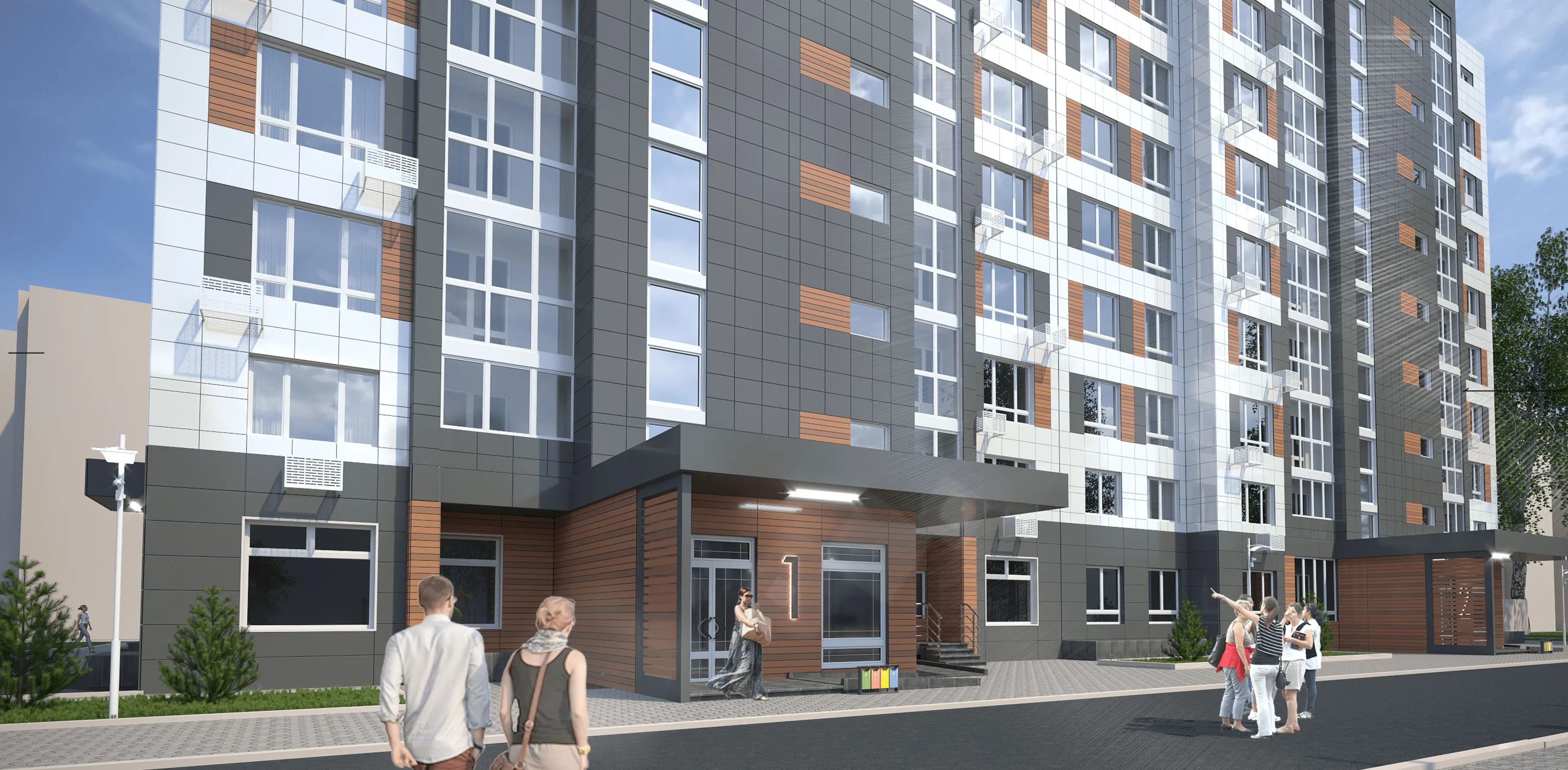 Планировка 3-комнатной квартиры 78 м² в ЖК ЖК Событие, г. Стерлитамак — фото 1