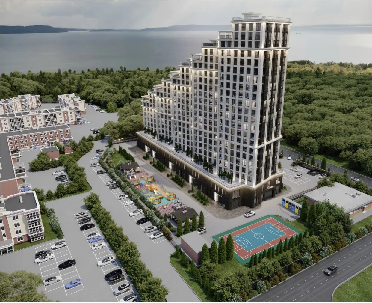 Планировка 1-комнатной квартиры 54.7 м² в ЖК ЖК Status Park (Статус Парк), г. Тольятти — фото 3