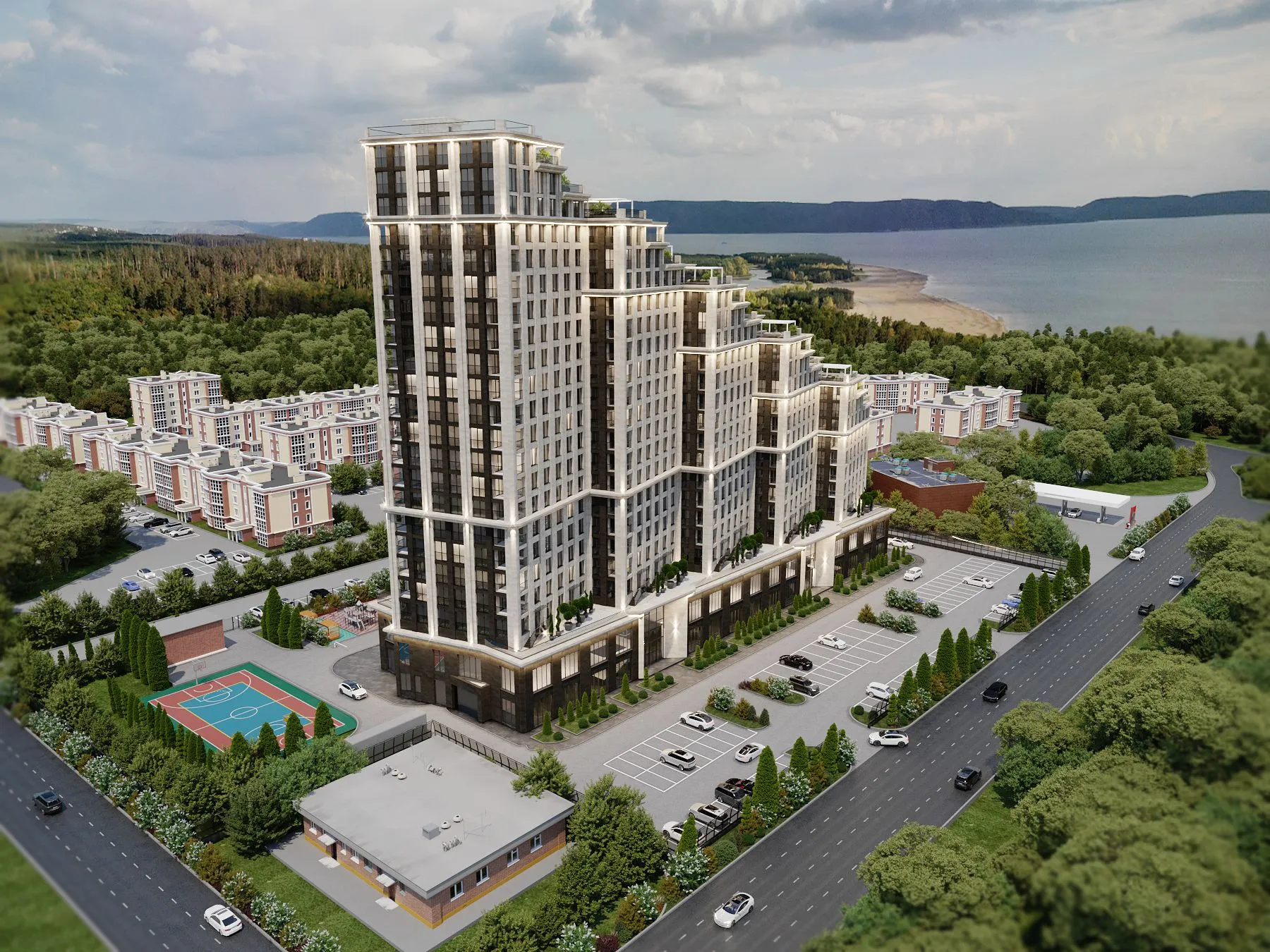 Планировка 1-комнатной квартиры 54.7 м² в ЖК ЖК Status Park (Статус Парк), г. Тольятти — фото 5