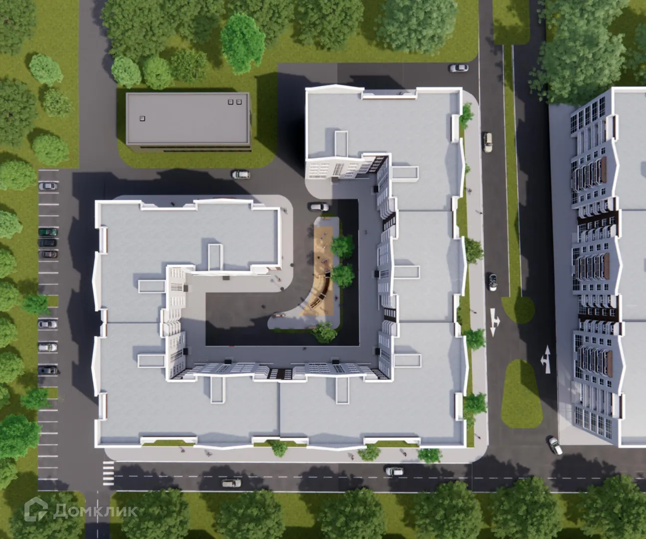 Планировка 1-комнатной квартиры 43.3 м² в ЖК ЖК Артём 2, г. Шахты — фото 6