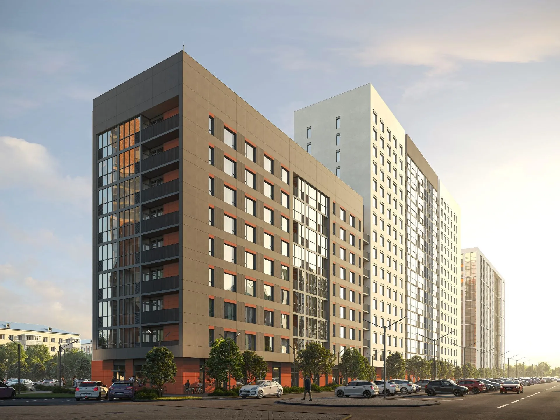 Планировка 3-комнатной квартиры 99.9 м² в ЖК ЖК Тихий центр-4, г. Верхняя Пышма — фото 3