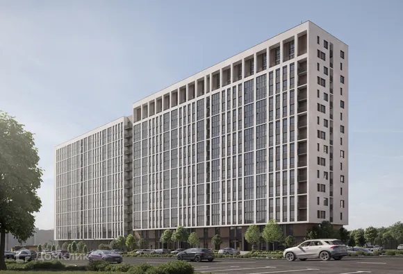 Планировка 2-комнатной квартиры 41.8 м² в ЖК ЖК Семейный район Петровский Премиум, г. Верхняя Пышма — фото 1