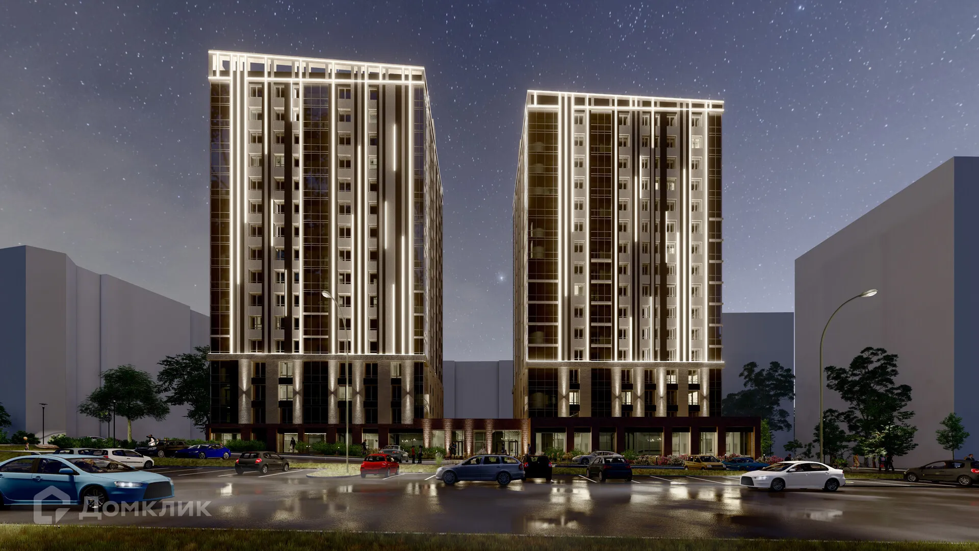 Планировка 3-комнатной квартиры 100.7 м² в ЖК ЖК Дуэт, г. Верхняя Пышма — фото 4