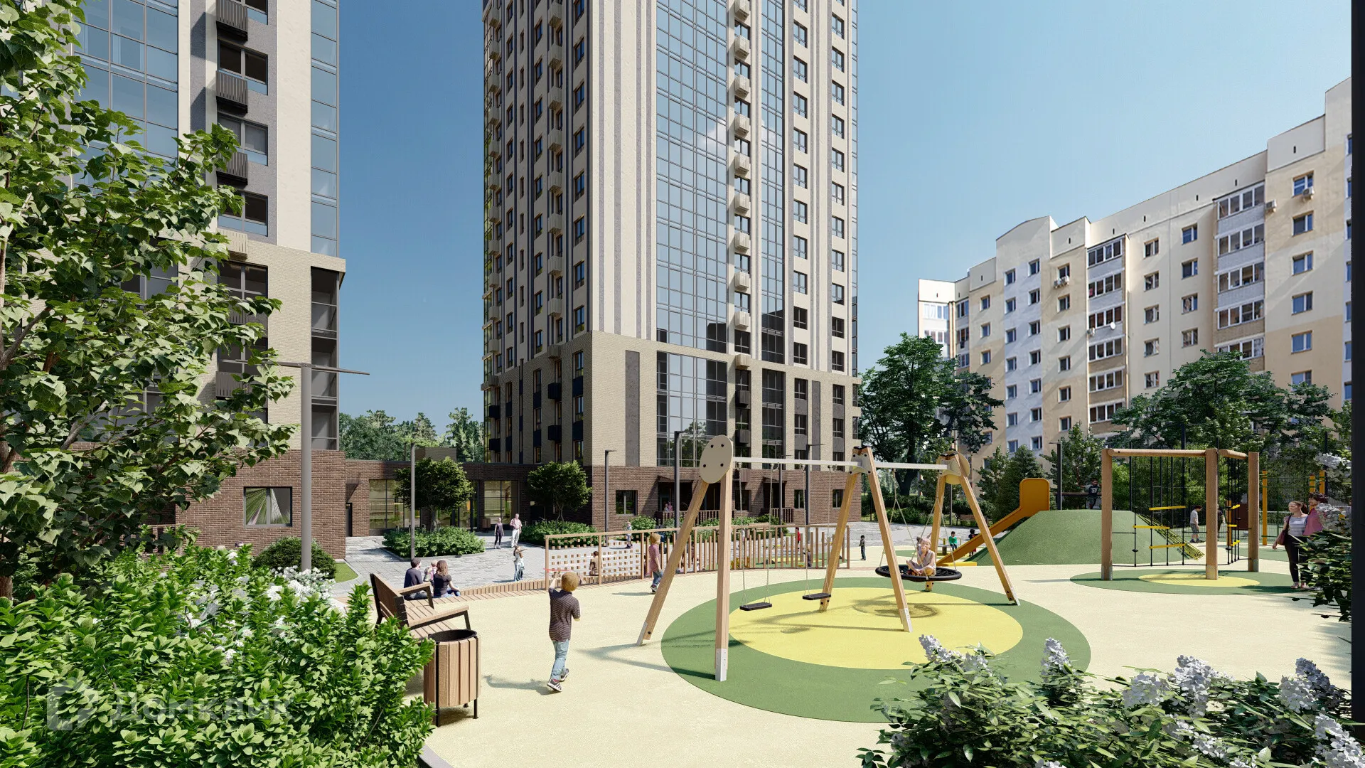 Планировка 3-комнатной квартиры 100.7 м² в ЖК ЖК Дуэт, г. Верхняя Пышма — фото 6