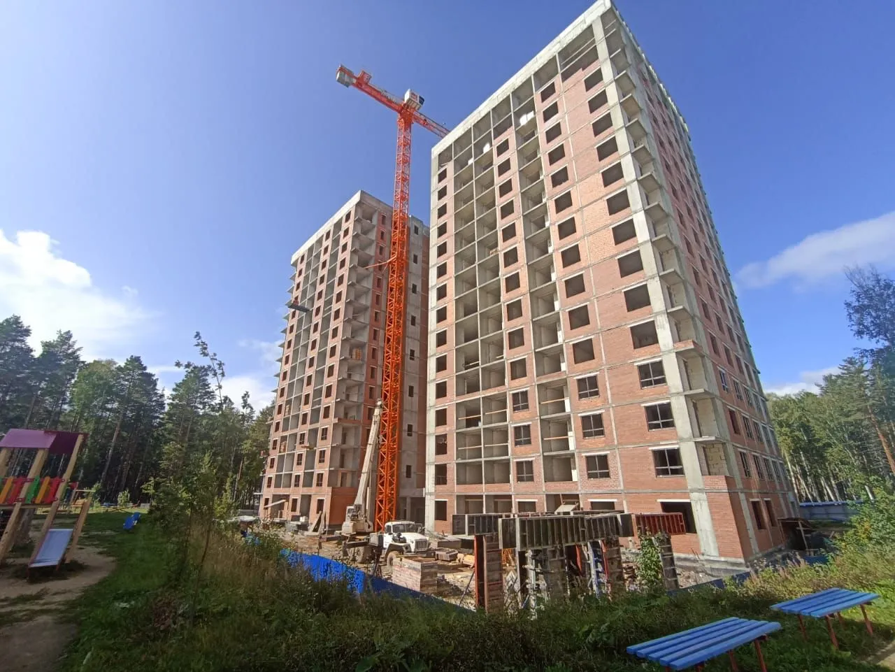 ЖК Дуэт ход строительства