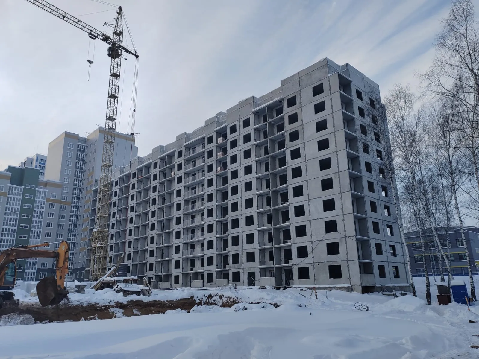 ЖК "Зеленые Холмы" ход строительства