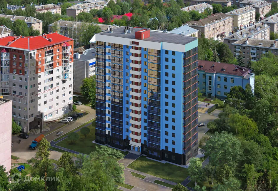 Планировка 2-комнатной квартиры 50 м² в ЖК ЖК Маяк, г. Краснокамск — фото 1