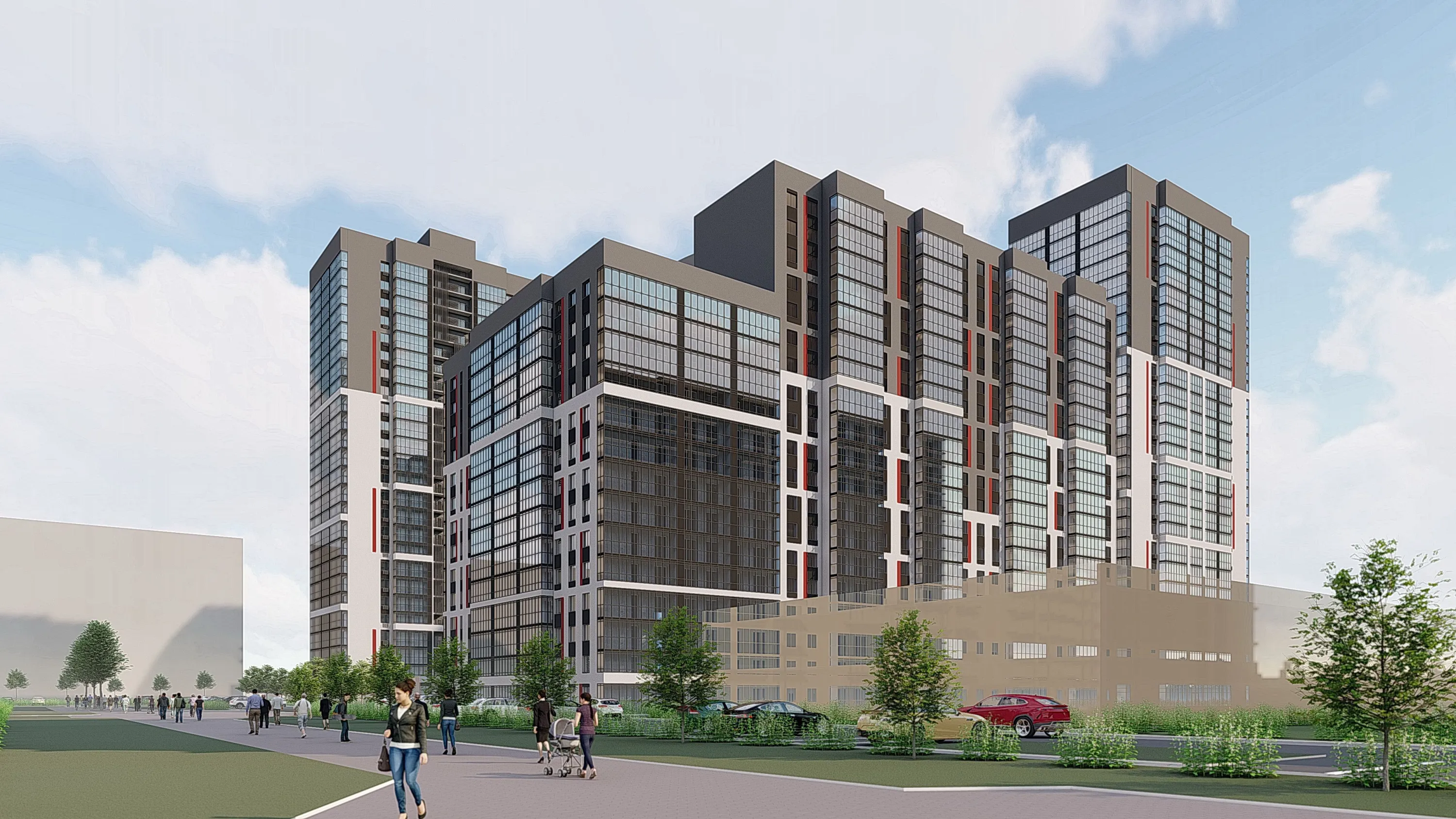 Планировка 2-комнатной квартиры 44.21 м² в ЖК ЖК Компас, г. Набережные Челны — фото 1