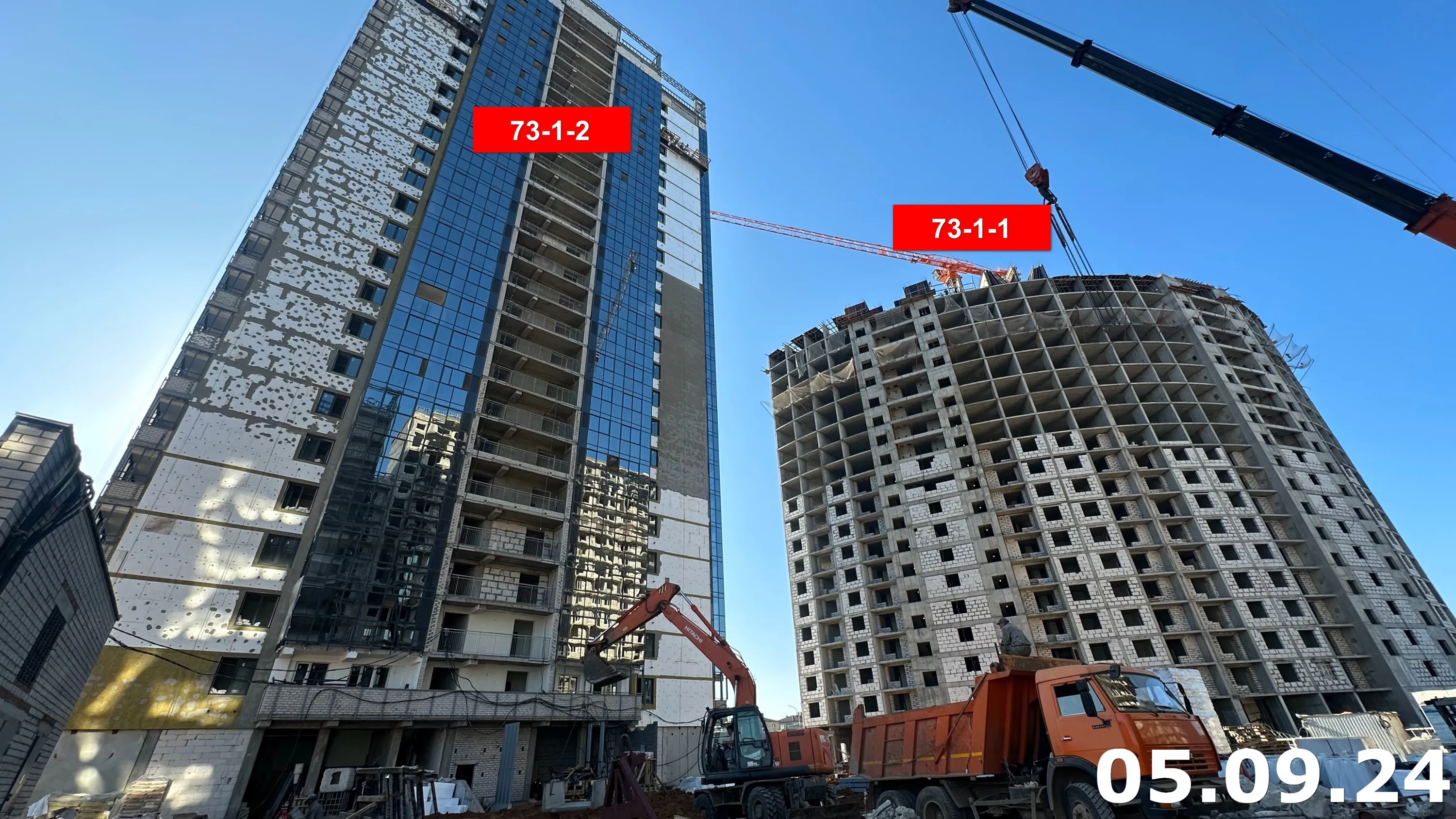 ЖК Компас ход строительства